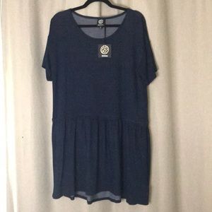 NWT Bobeau Denim Blue Dress/Tunic